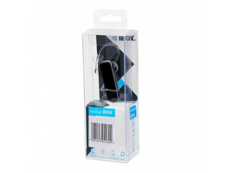 iBox BH4 Headset Wireless Ear-hook, In-ear Calls/Music Black IMBHF04 – IBOX Аудио и bluetooth слушалки
