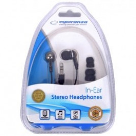 Esperanza EH125 слушалки/наушници In-ear Black,Graphite