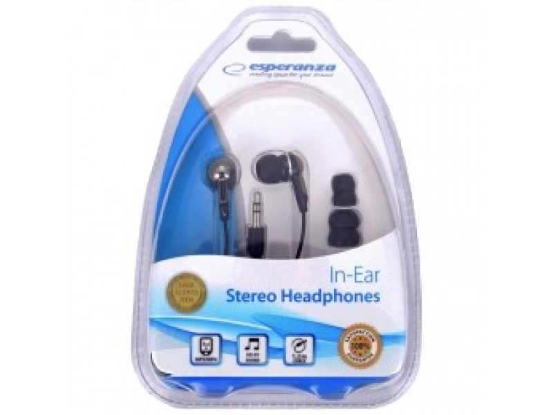 Esperanza EH125 headphones/headset In-ear Black,Graphite Esperanza EH125 headphones/headset In-ear Black,Graphite