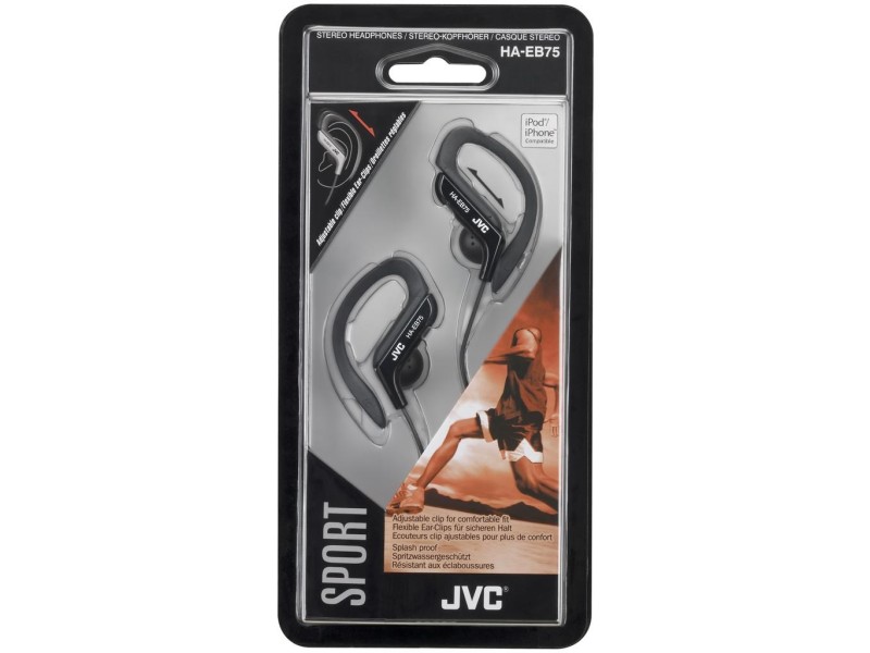 JVC HA-EB75 Headphones Black HAE-B75BNU – JVC Слушалки