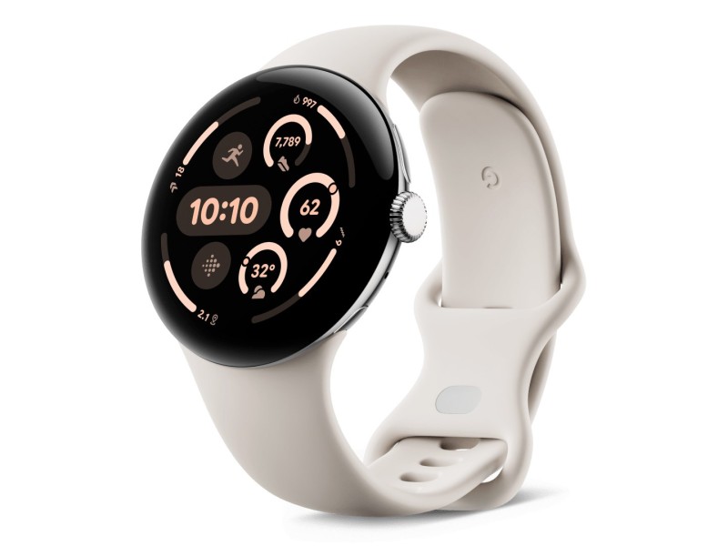 Google Pixel Watch 3 AMOLED 45 mm Digital Touchscreen 4G Silver Wi-Fi GPS (satellite) AKGGOGSMA0005 – GOOGLE Смарт часовници