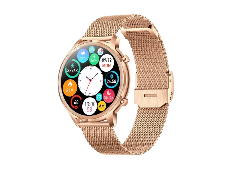Manta Kelly womens smartwatch gold steel SWU301GD – Manta Multimedia Sp. z o.o. Смарт часовници