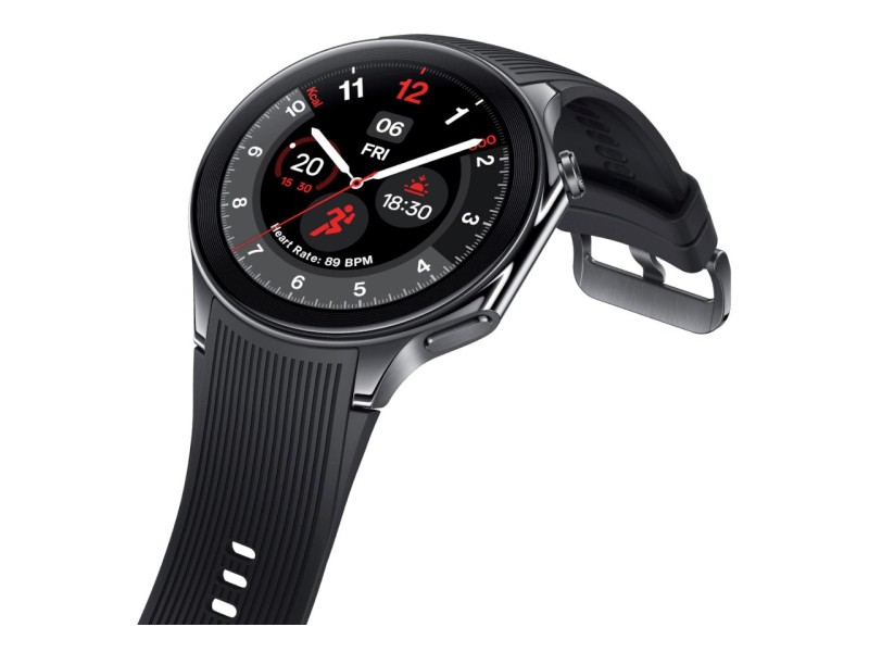 OnePlus Watch 2 3.63 cm (1.43) AMOLED Digital 466 x 466 pixels Touchscreen Black Wi-Fi GPS (satellite) AKGONESMA0001 – OnePlus Смарт часовници