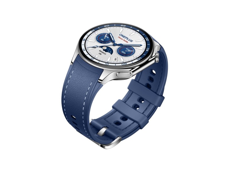 OnePlus Watch 2 3.63 cm (1.43) AMOLED Digital 466 x 466 pixels Touchscreen Nordic Blue Wi-Fi GPS (satellite) AKGONESMA0005 – OnePlus Смарт часовници