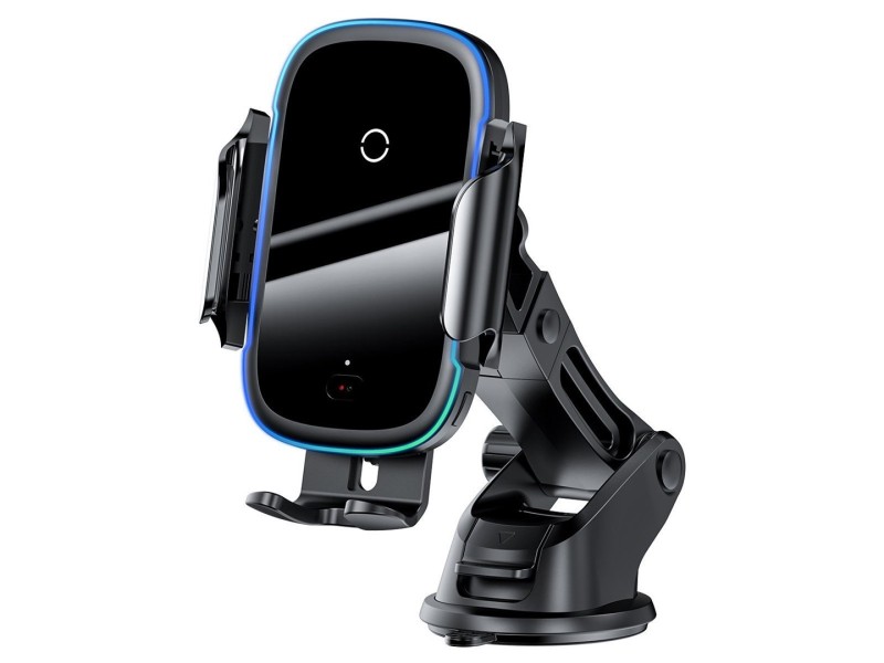Car holder Baseus Light Electric Holder with Qi inductive charger black WXHW03-01 – Baseus Стойки за автомобили