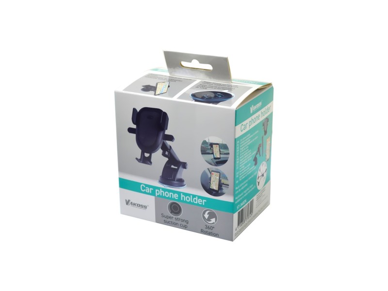 Vakoss ST-3482K holder Active holder Mobile phone/Smartphone Black ST-3482K – VAKOSS Стойки за автомобили