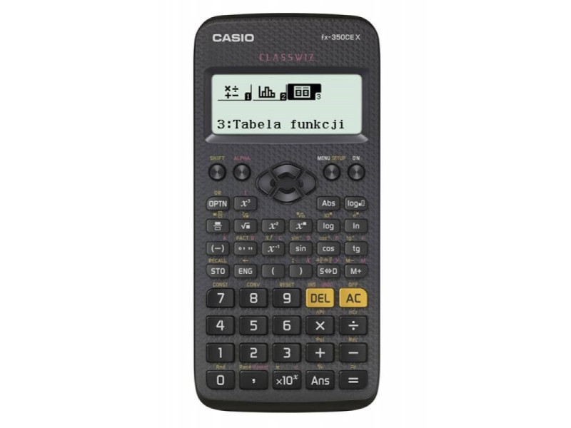 CASIO CALCULATOR SCIENTIFIC FX-350CEX 379 FUNCTIONS, 77X166MM, BLACK FX-350CEX – Casio Калкулатори
