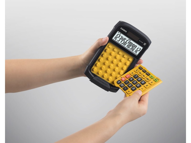 CASIO OFFICE CALCULATOR WATERPROOF WM-320MT-S, 12-digit display, removable keyboard. WM-320MT-S – Casio Калкулатори