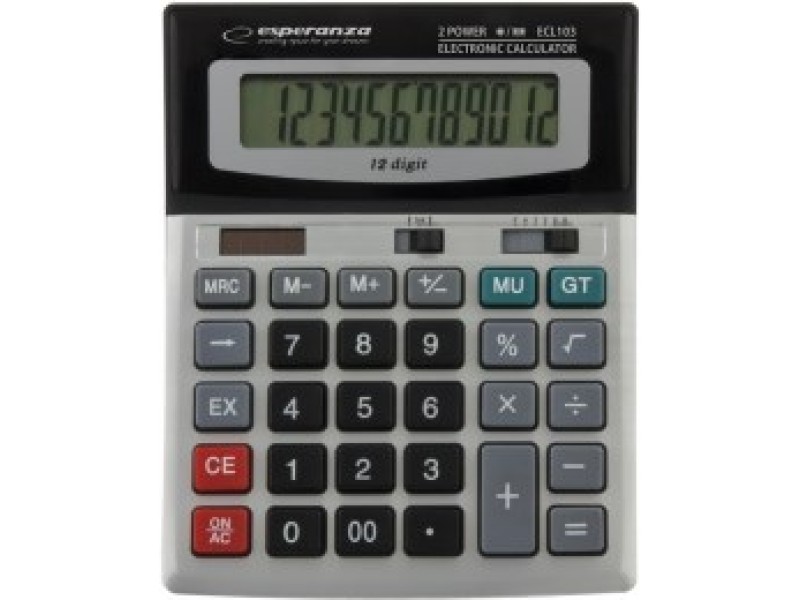 Esperanza ECL103 calculator Desktop Basic Black, Gray ECL103 – Esperanza Калкулатори