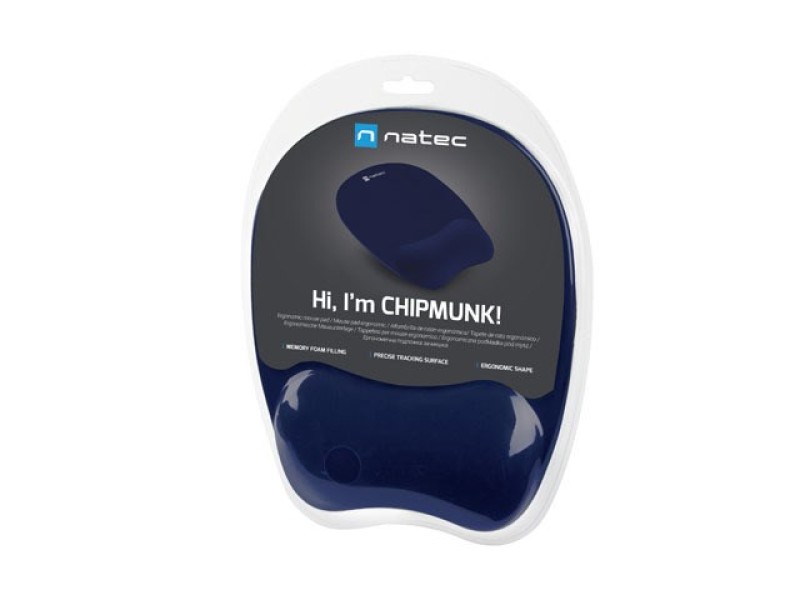 NATEC MOUSE PAD CHIPMUNK NAVY BLUE 230X200MM MEMOR NPF-2181 – Natec  Геймърски падове