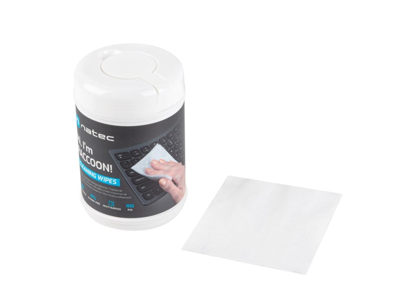 NATEC NSC-1796 equipment cleansing kit Universal Equipment cleansing wet cloths NSC-1796 – Natec  Принадлежности за почистване