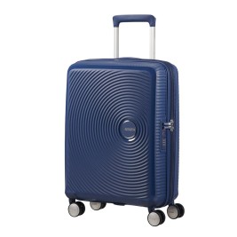 American Tourister Spinner Expandable Suitcase Hard shell Navy 35.5 L Polypropylene (PP)