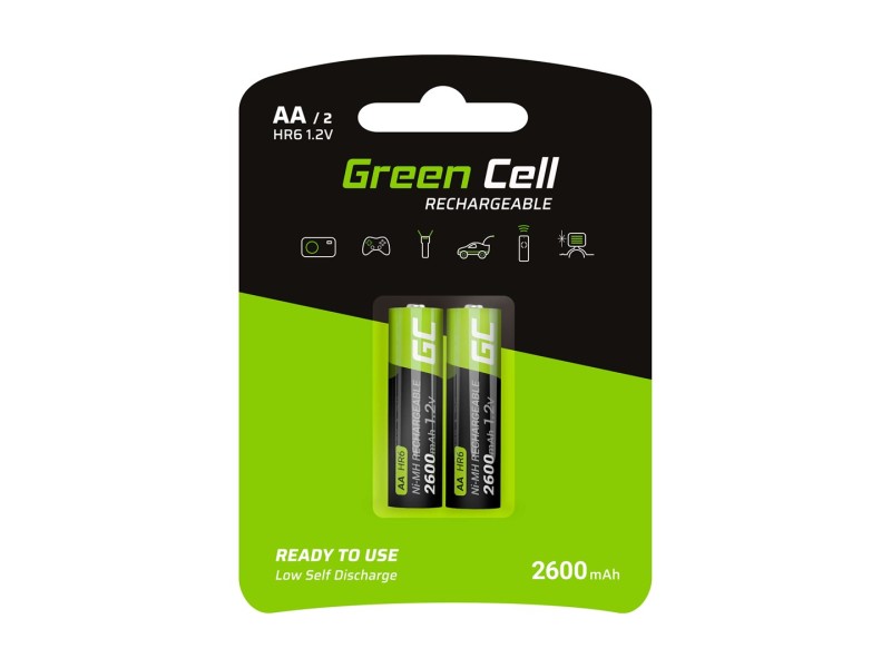 Green Cell GR05 household battery Rechargeable battery AA Nickel-Metal Hydride (NiMH) GR05 – Green Cell Батерии