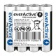 Alkaline batteries AAA / LR03 everActive Pro 4 pcs LR03PRO4T – everActive Батерии