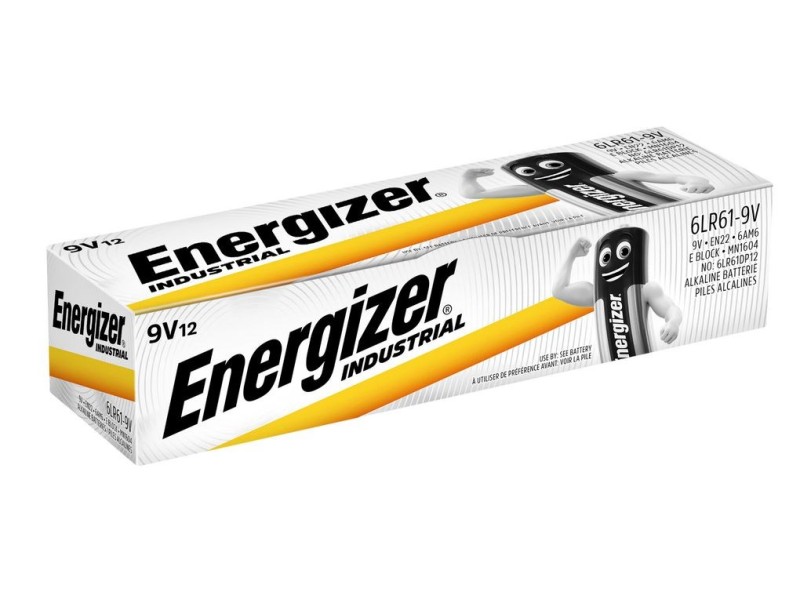 ENERGIZER BATTERIES INDUSTRIAL PRO 6LR61 9V 12 PCS 361091 – ENERGIZER Батерии