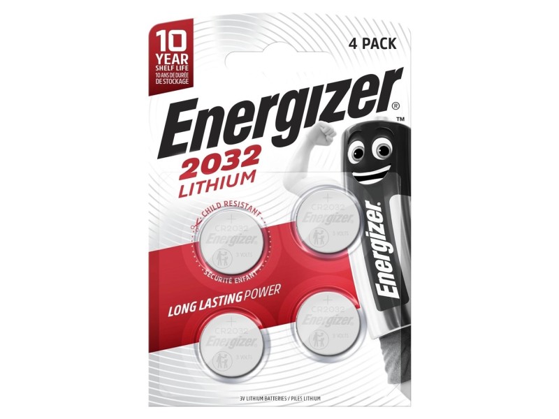 Energizer CR2032 4 pcs 3V Eco speciality battery 450362 – ENERGIZER Батерии