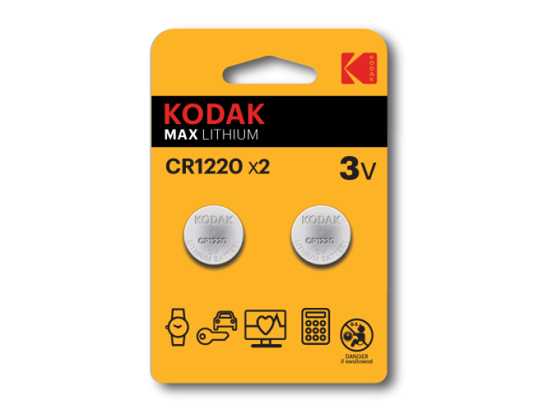 Kodak CR1220 Single-use battery Lithium 30417717 – Kodak Батерии