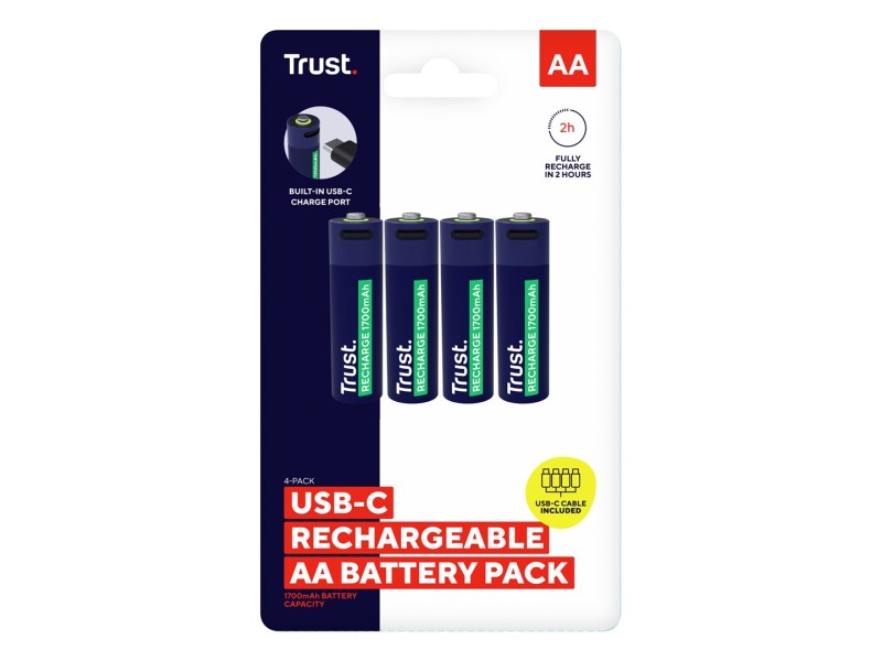 Trust 25631 household battery Rechargeable battery AA 25631 – TRUST Батерии