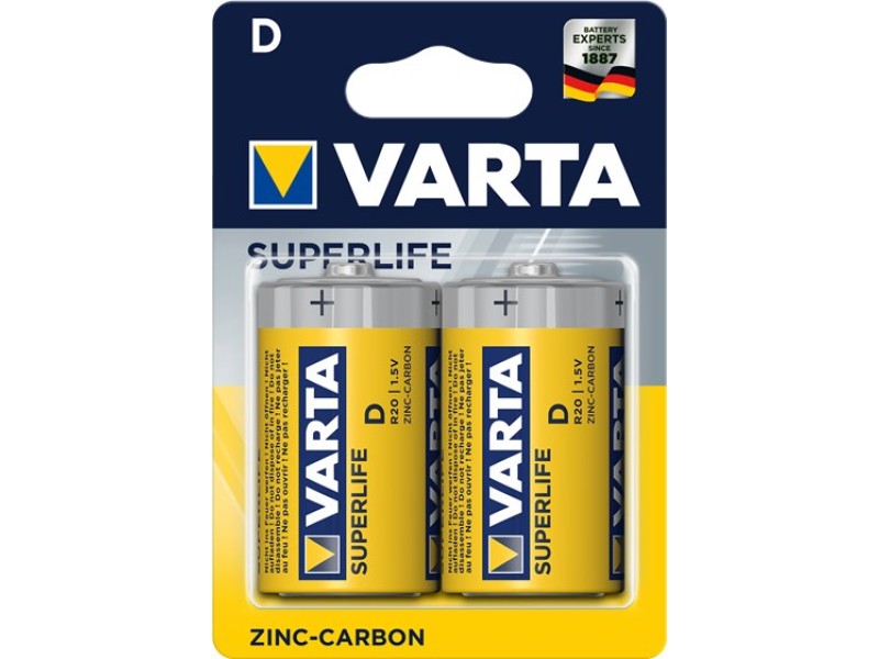 Varta R20 D household battery Zinc-carbon R20 D – VARTA Батерии