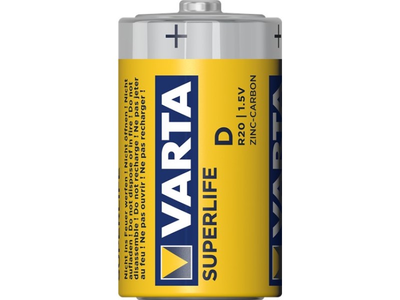 Varta R20 D household battery Zinc-carbon R20 D – VARTA Батерии