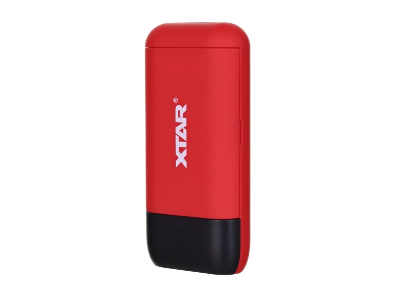 XTAR PB2S red battery charger / power bank to Li-ion 18650 / 20700 / 21700 PB2S – XTAR Зарядни устройства и адаптери