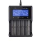 XTAR VC4SL battery charger to Li-ion / Ni-MH / Ni-CD 18650 VC4SL – XTAR Зарядни устройства и адаптери
