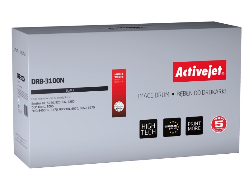 Activejet DRB-3100N drum (replacement for Brother DR-3100; Supreme; 25000 pages; black) DRB-3100N – Activejet Барабани