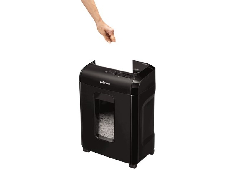 Fellowes Powershred 10M paper shredder Micro-cut shredding Black 4630601 – FELLOWES Шредери