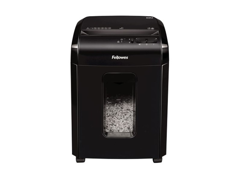 Fellowes Powershred 10M paper shredder Micro-cut shredding Black 4630601 – FELLOWES Шредери