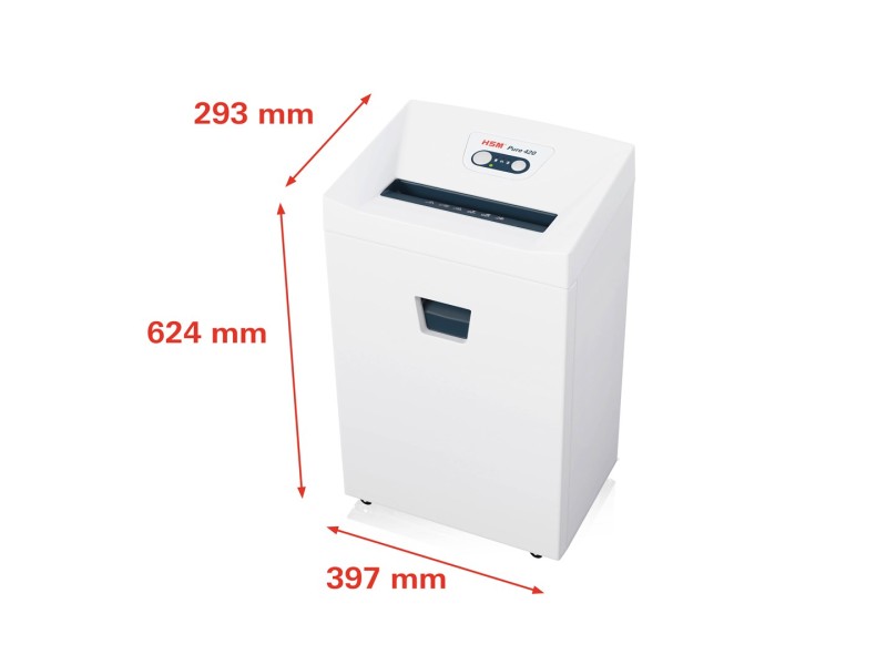 HSM Pure 420 shredder, 35 l, 1,9x15 mm 2342111 – HSM Шредери
