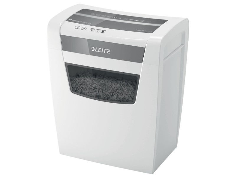 Leitz IQ Home Office P-4 paper shredder Particle-cut shredding 22 cm White 80090100 – LEITZ Шредери