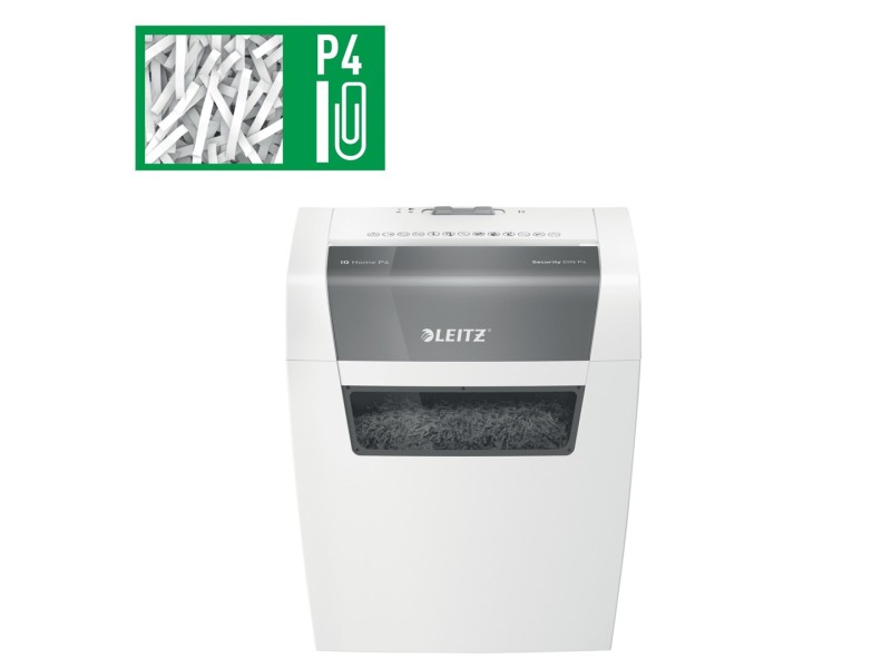 Leitz IQ Home Shredder, P4, 6 sheets, 15 l garbage can 80340000 – LEITZ Шредери