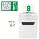 Leitz Shredder IQ Protect Premium 8X, P4, 8 sheets, 14 l basket 80910000 – LEITZ Шредери