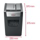 Rexel Momentum X312-SL paper shredder Particle-cut shredding Black, Grey 2104574EU – REXEL Шредери