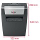Rexel Momentum X406 paper shredder Particle-cut shredding Blue, Grey 2104569EU – REXEL Шредери
