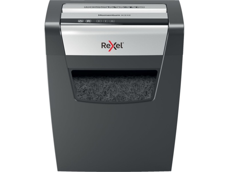 Rexel Momentum X410 Шредер за хартия Шредериране на частици Черно, сиво 2104571EU – REXEL Шредери