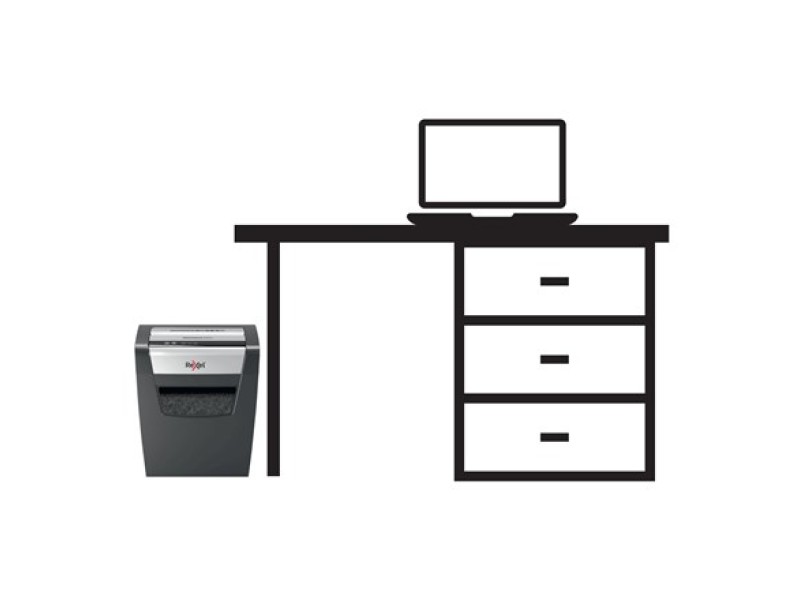 Rexel Momentum X410 Шредер за хартия Шредериране на частици Черно, сиво 2104571EU – REXEL Шредери