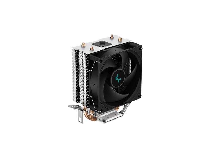 DeepCool AG200 Processor Air cooler 9.2 cm Aluminium, Black 1 pc(s) R-AG200-BKNNMN-G – DEEPCOOL Охладители