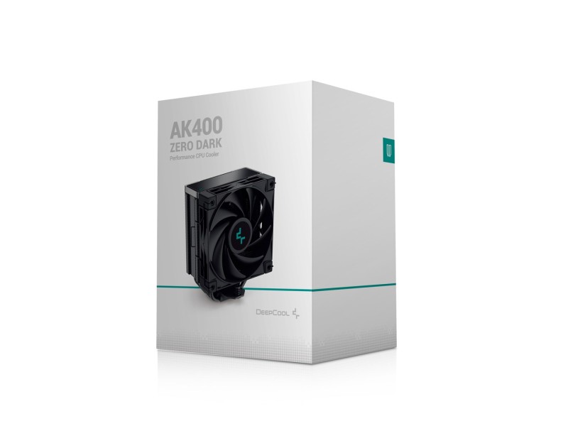 DeepCool AK400 ZERO DARK Processor Air cooler 12 cm Black 1 pc(s) R-AK400-BKNNMN-G-2 – DEEPCOOL Охладители