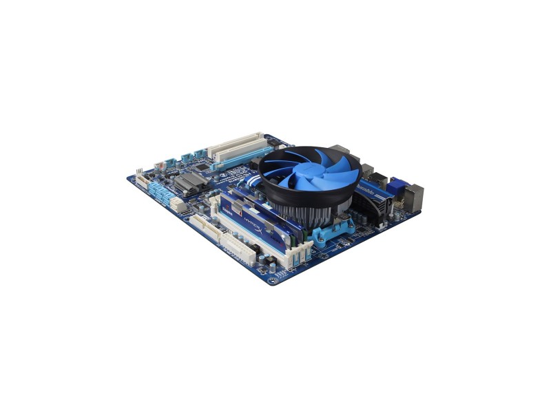DeepCool Gamma Archer Processor Air cooler 12 cm Aluminium, Black, Blue 1 pc(s) DP-MCAL-GA – DEEPCOOL Охладители