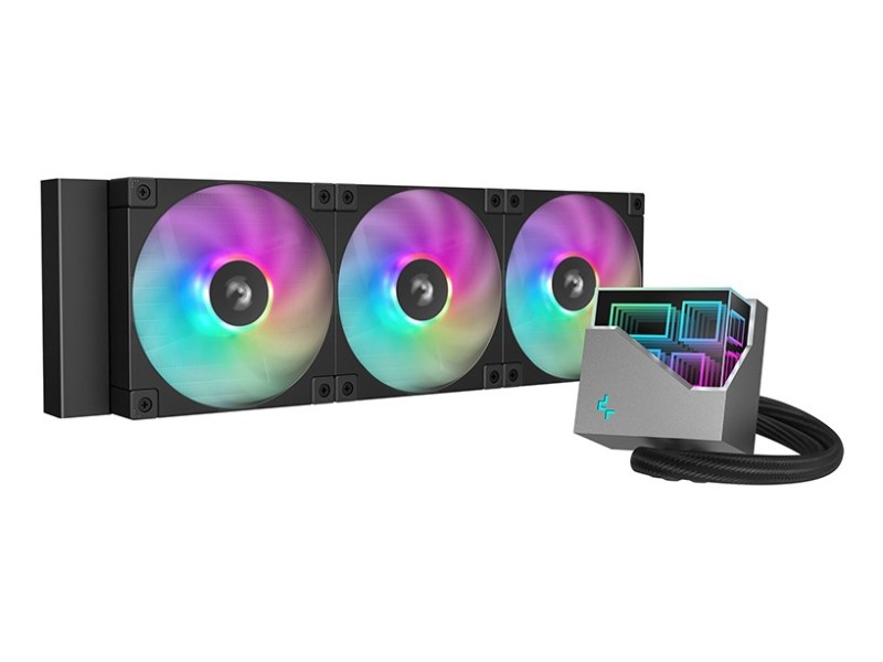 DeepCool LT360 Processor All-in-one liquid cooler 12 cm Black 1 pc(s) R-LT360-BKAMNC-G-1 – DEEPCOOL Охладители