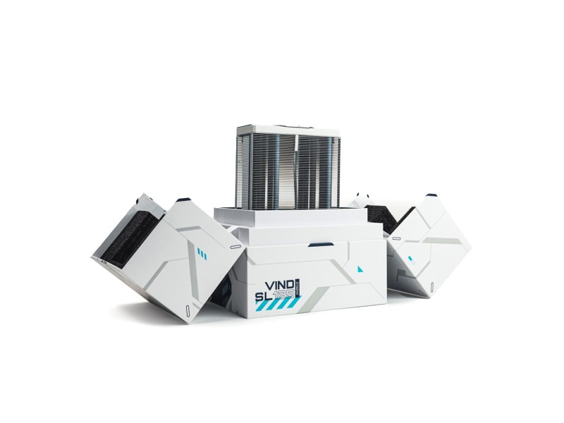 Valkyrie VK-AIRSL125W computer cooling system Processor Air cooler Black VK-AIRSL125W –  Охладители