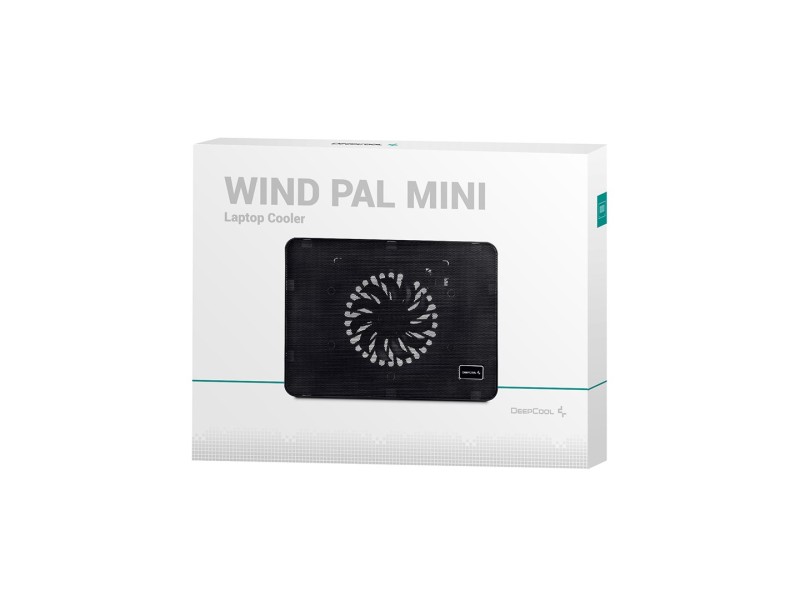 DeepCool Wind Pal Mini laptop cooling pad 39.6 cm (15.6) 1000 RPM Black DP-N114L-WDMI – DEEPCOOL Охладители за лаптоп