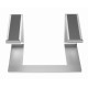 Gembird NBS-D1-01 laptop stand Aluminium, Silver 39.6 cm (15.6) Gembird NBS-D1-01 laptop stand Aluminium, Silver 39.6 cm (15.6) NBS-D1-01 – GEMBIRD Охладители за лаптоп