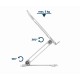 Gembird NBS-D1-03 laptop stand Silver 39.6 cm (15.6) NBS-D1-03 – GEMBIRD Охладители за лаптоп