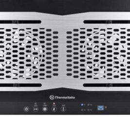 Thermaltake CL-N002-PL12BL-A laptop cooling pad 1300 RPM Aluminium, Black