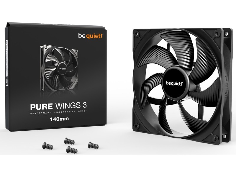 Fan Be Quiet! Pure Wings 3 140mm BL107 – BE QUIET! Охладители