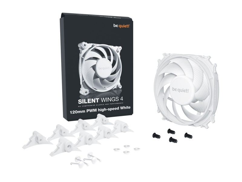 Fan - Be Quiet! Silent Wings 4 120mm PWM high-speed White BL115 – BE QUIET! Охладители