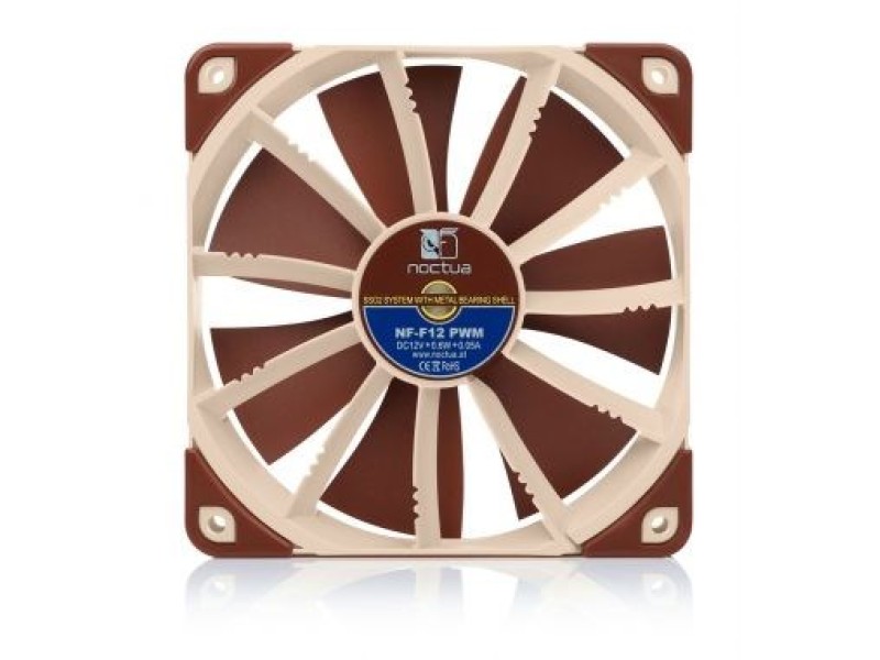 Noctua NOC-NF-F12-PWM Computer case Fan 12 cm Beige, Brown 1 pc(s) NF-F12 PWM – noctua Охладители