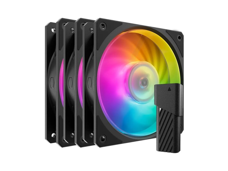Set of 3 COOLER MASTER FANS Mobius 120P ARGB fans MFZ-M2DN-243P2-R1 – Cooler Master Охладители